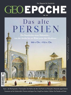 cover image of GEO Epoche 99/2019--Das alte Persien